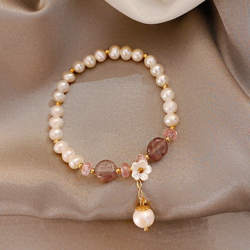 Freshwater Pearl & Stone Bracelet