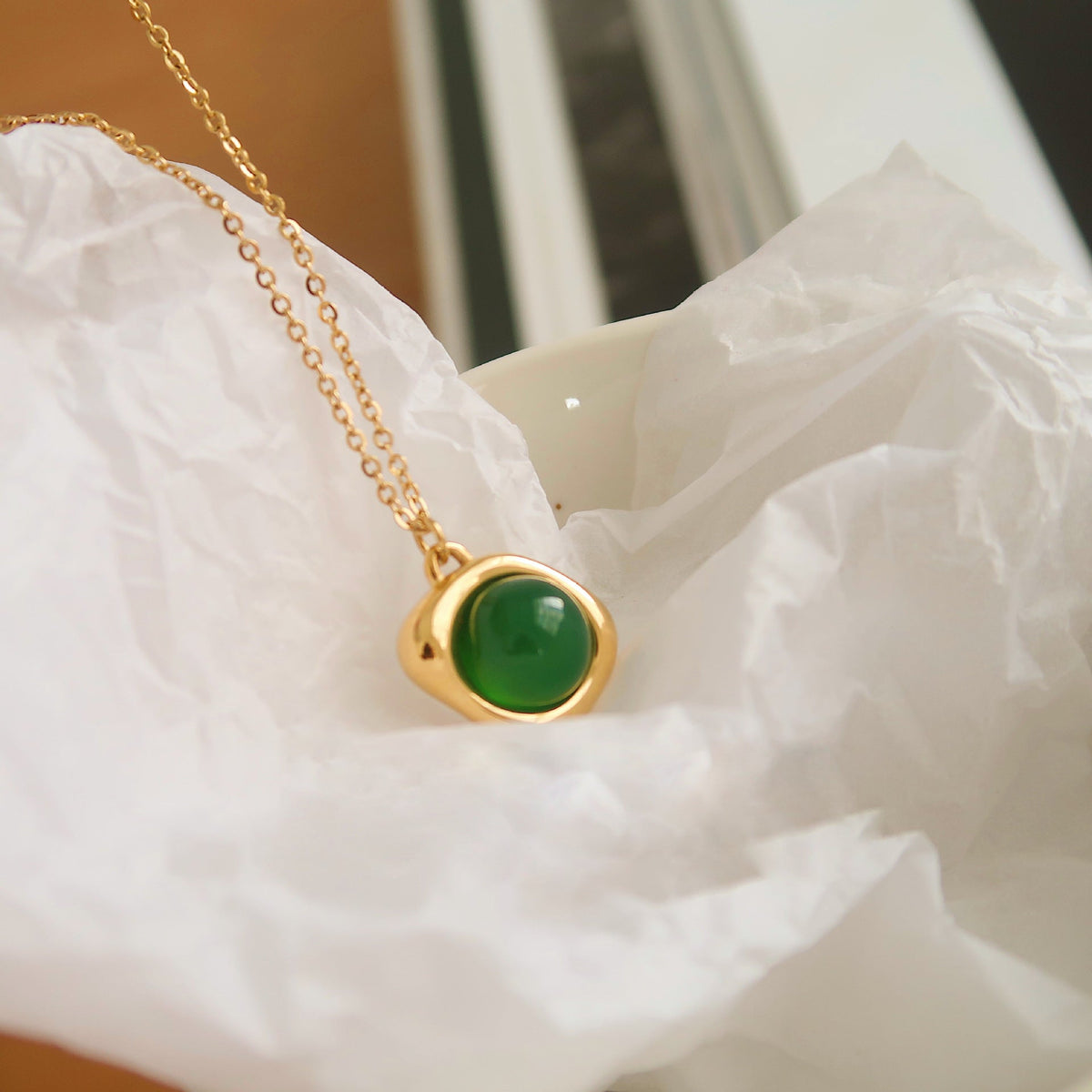 Original Design Chrysoprase Pendant