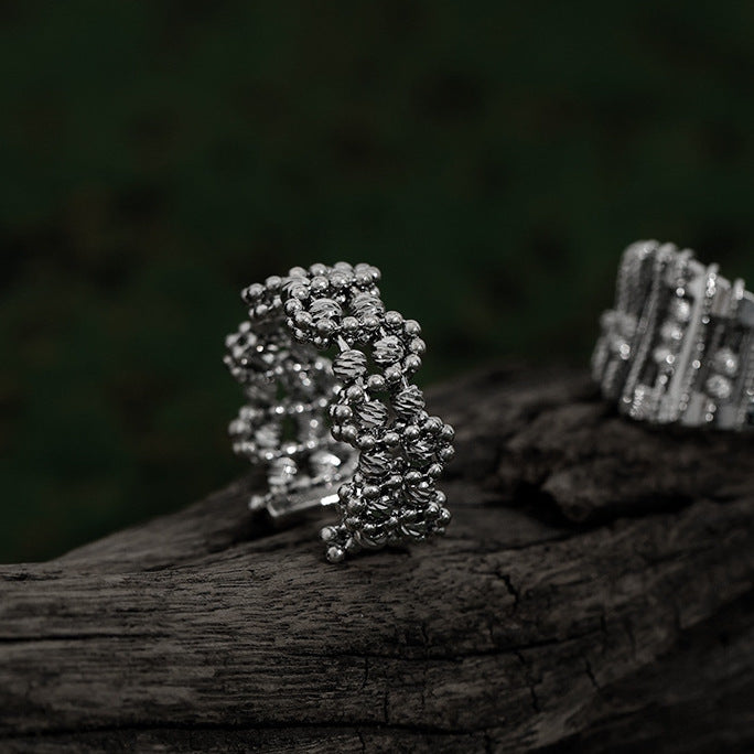 Beaded Adjustable Ring