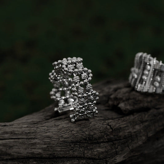 Beaded Adjustable Ring