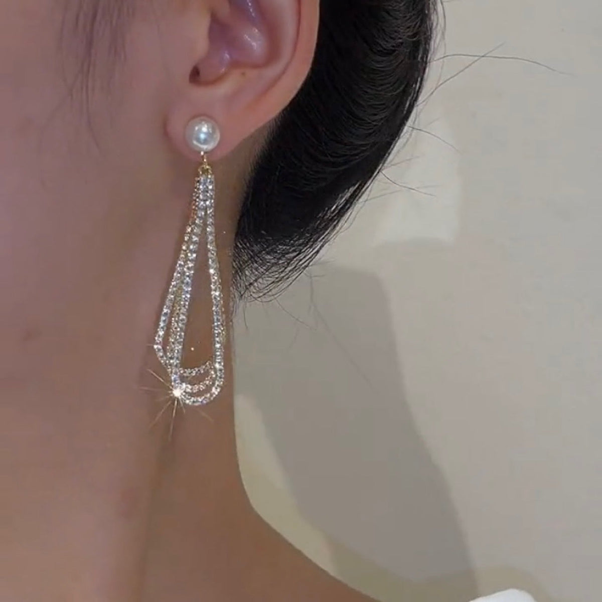 Pearl Tassel Earrings