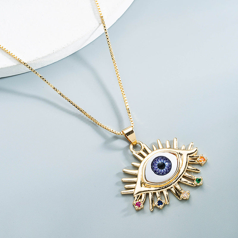 BLUE EYES NECKLACE