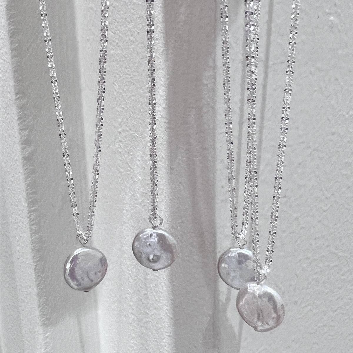 Sterling Silver Baroque Necklace