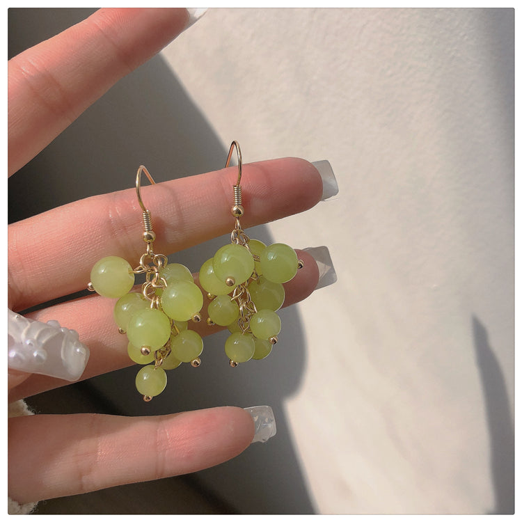 Green Grape Earrings