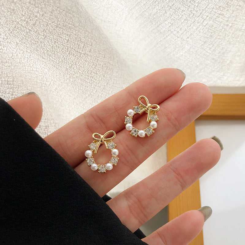 Delicate Pearl Earrings