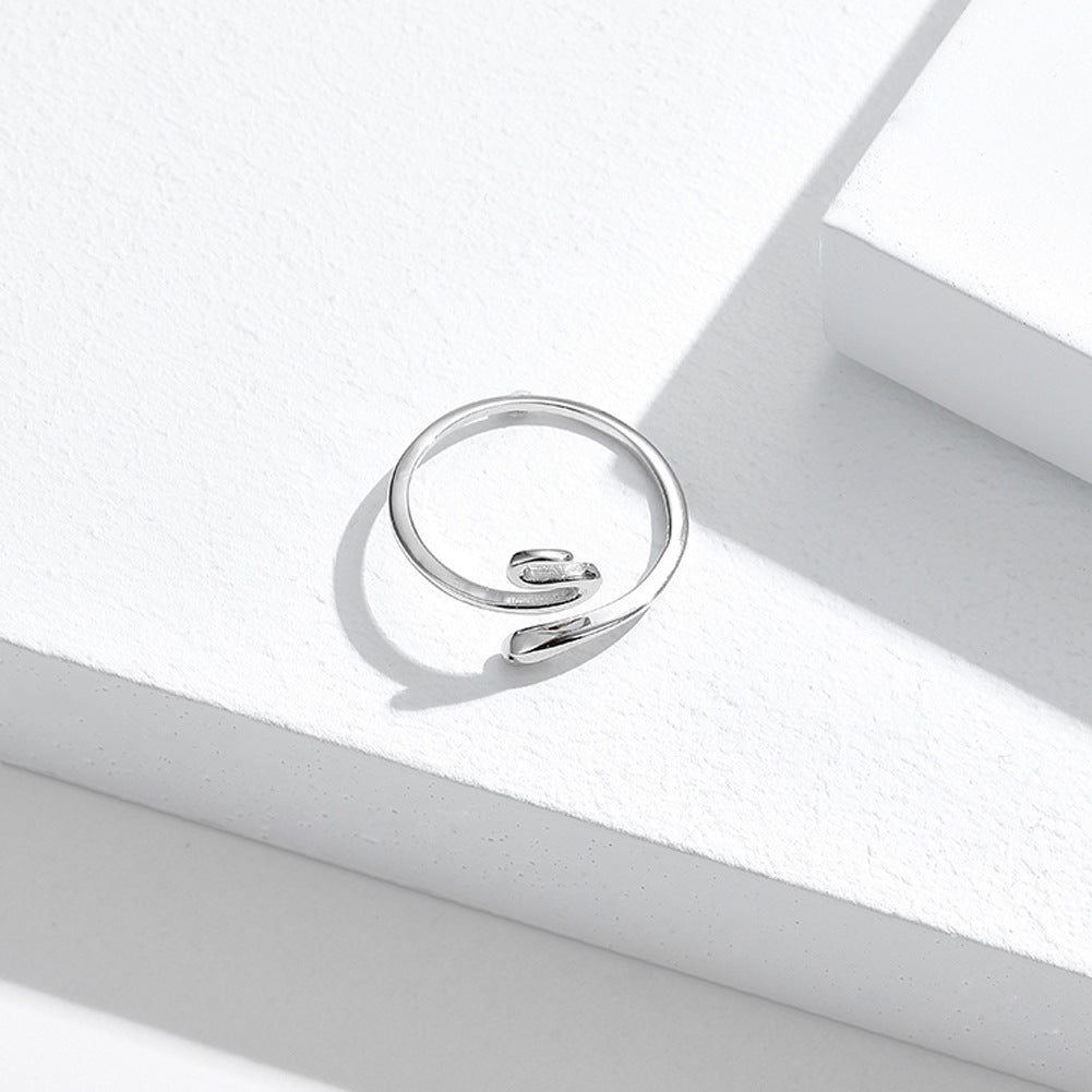 Sterling Silver Snake Ring