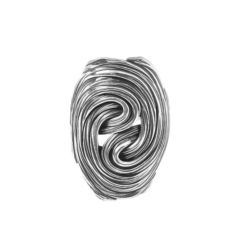 Vintage Floral Geometric Ring