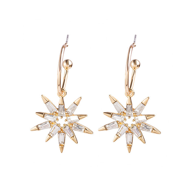 Make A Wish' Crystal Star Earrings