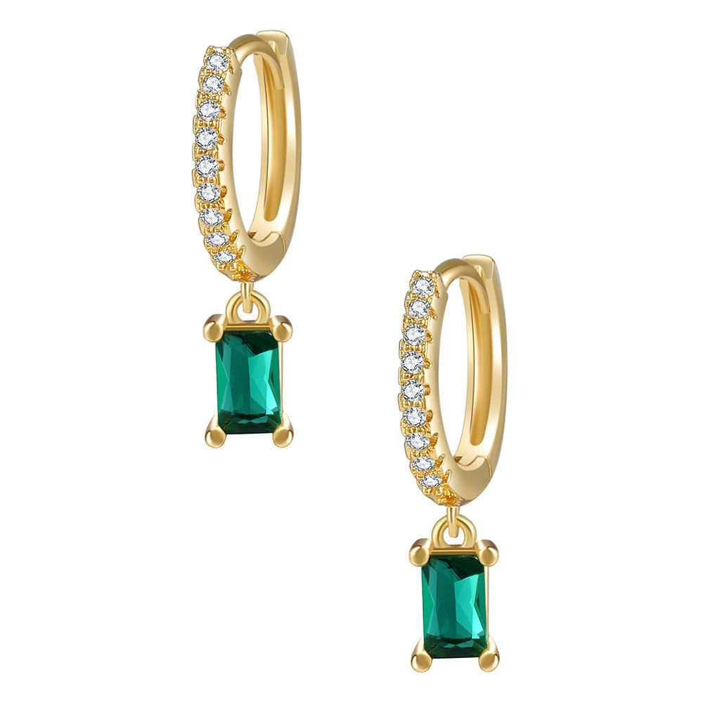 Mini Zirconia Hoop Earrings