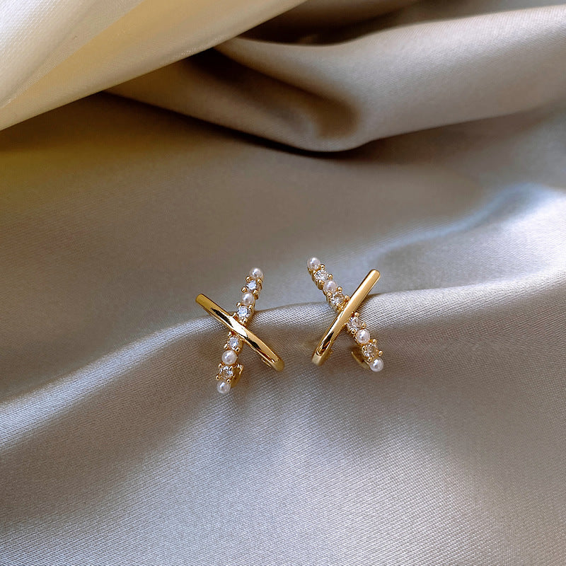 Love Affair' Crystal X Earrings
