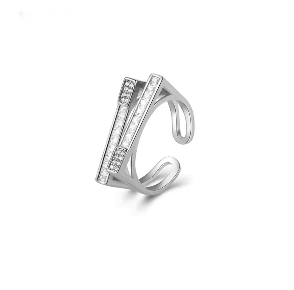 Double Zirconia Mismatch Ring