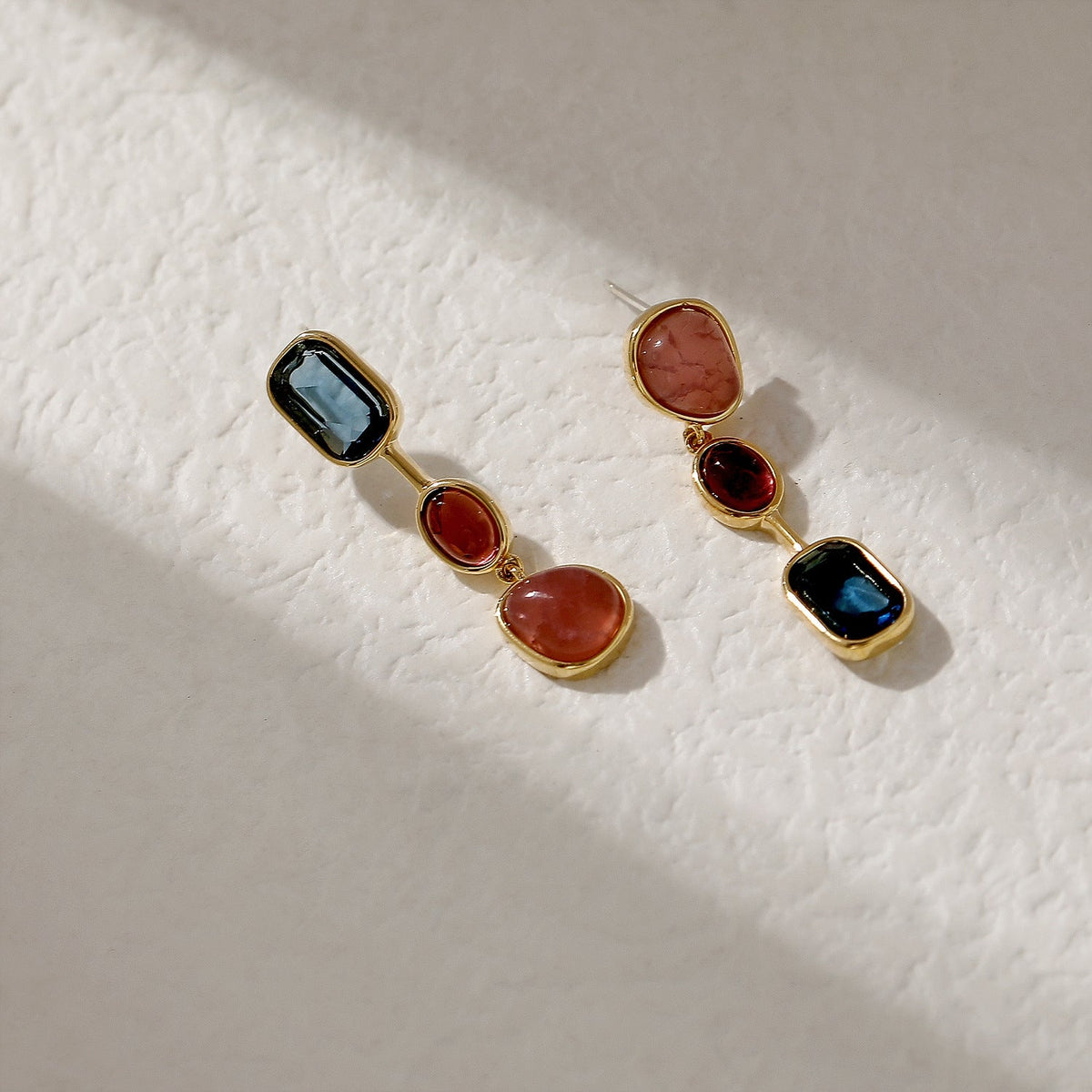 Colorful Asymmetrical Earrings