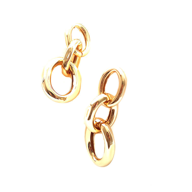 Chain simple earrings