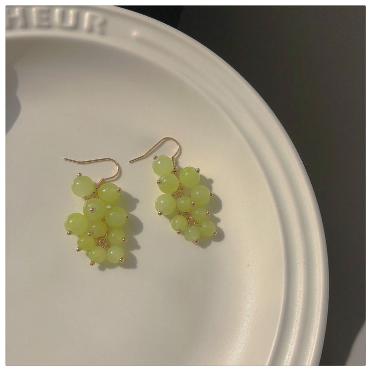 Green Grape Earrings