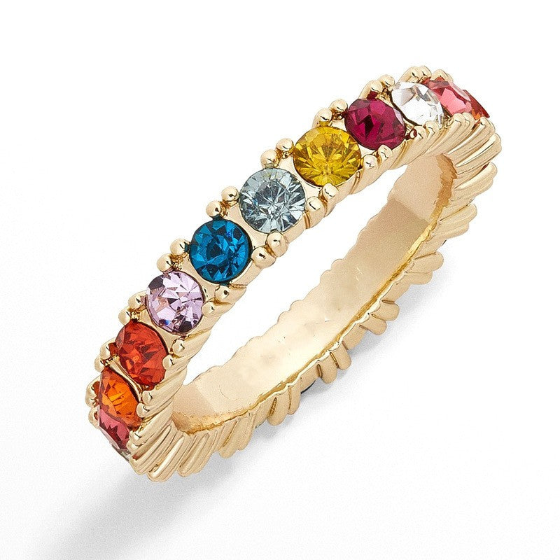 Rainbow Zirconia Ring