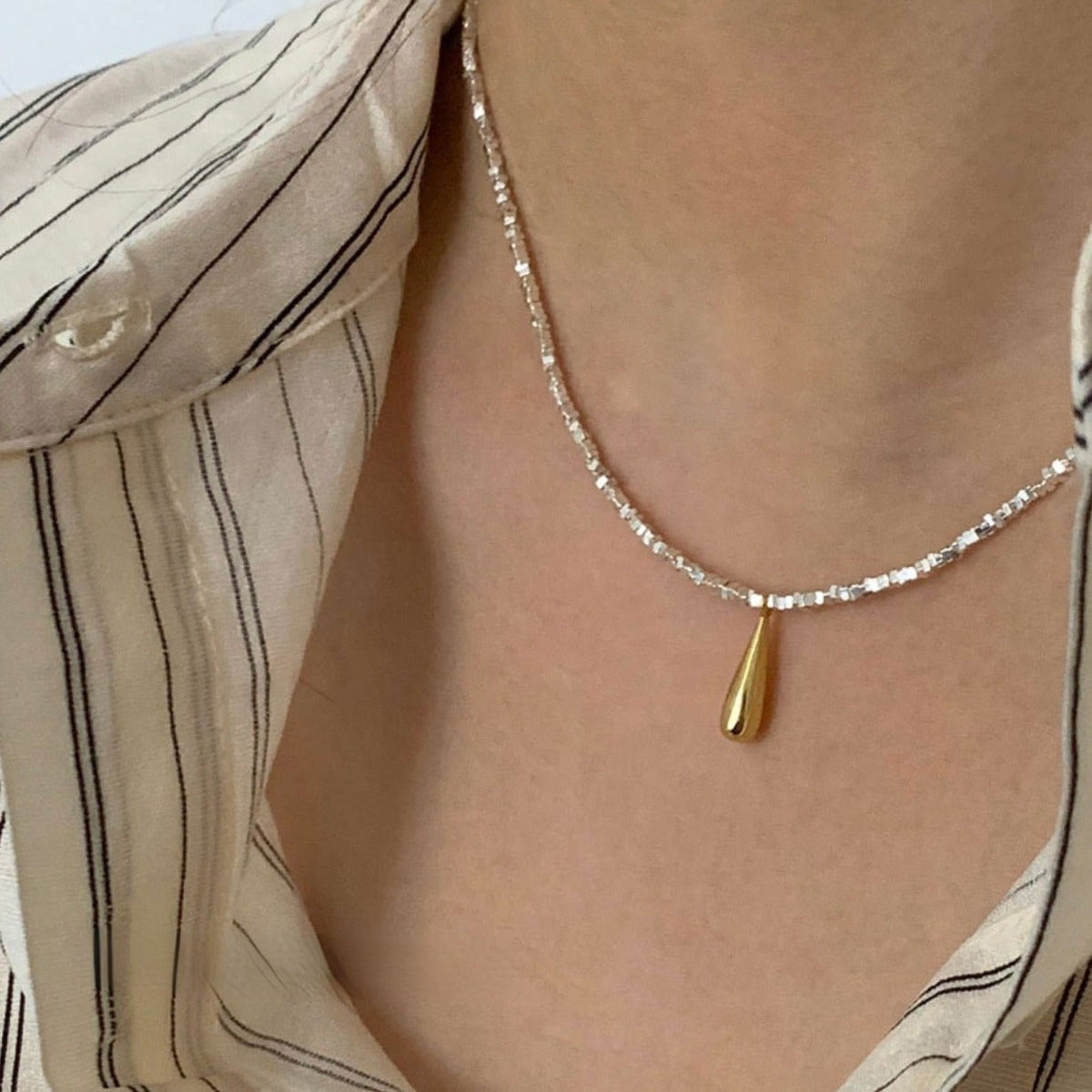 Gold Drops Necklace