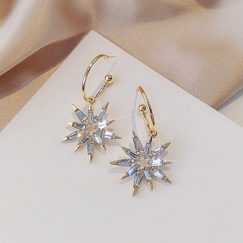 Make A Wish' Crystal Star Earrings