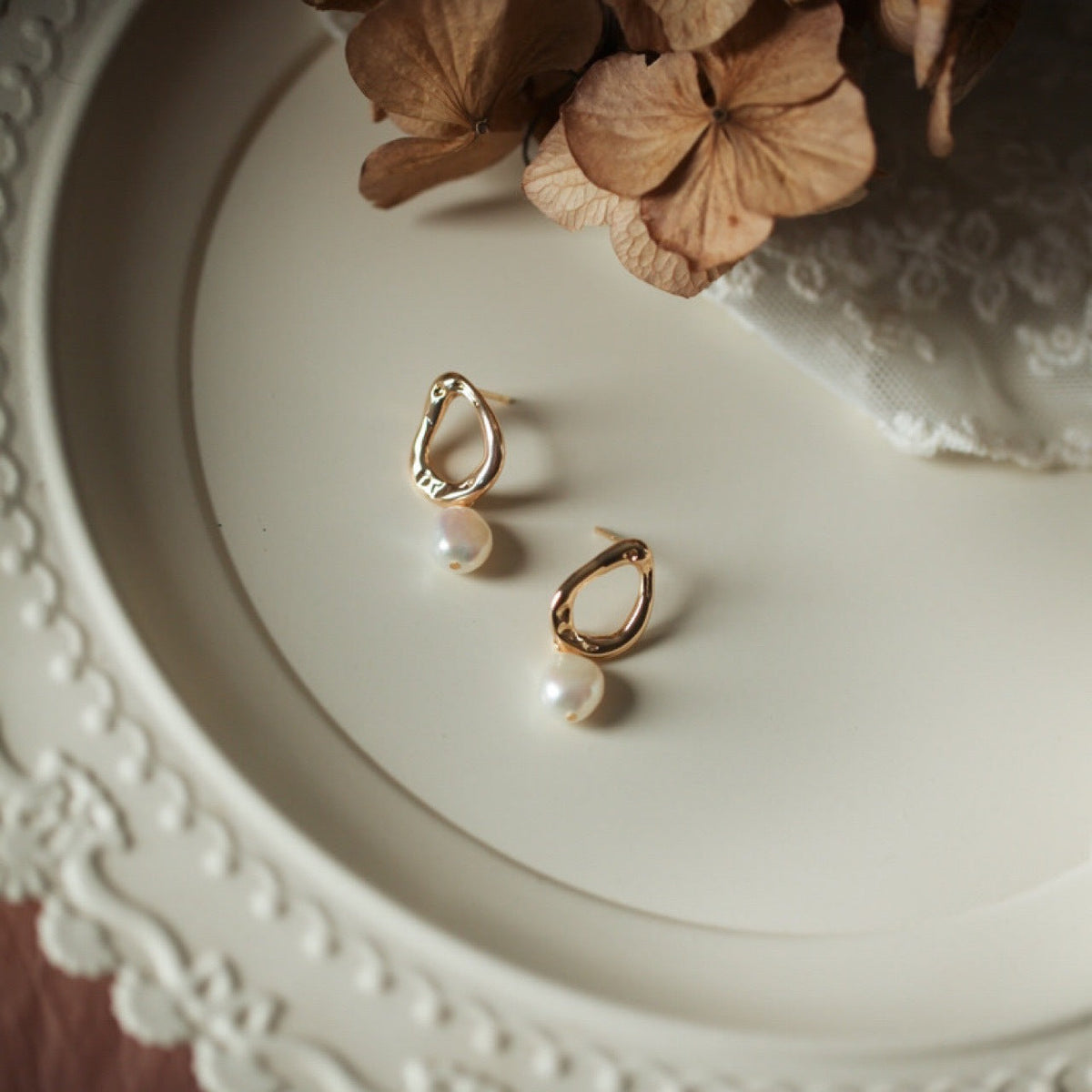Pearl Drop Earrings