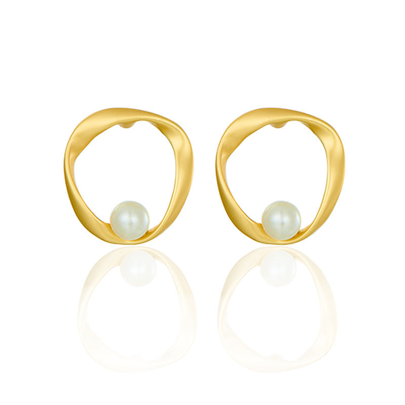 Gold Irregular Earrings