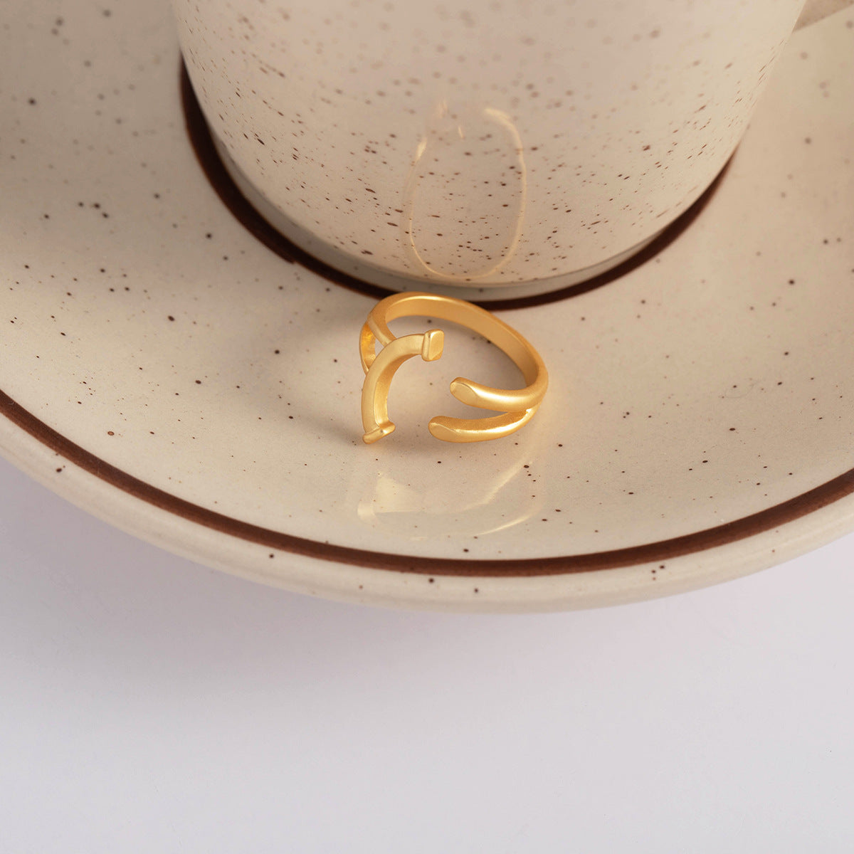 Simple Smile Adjustable Ring