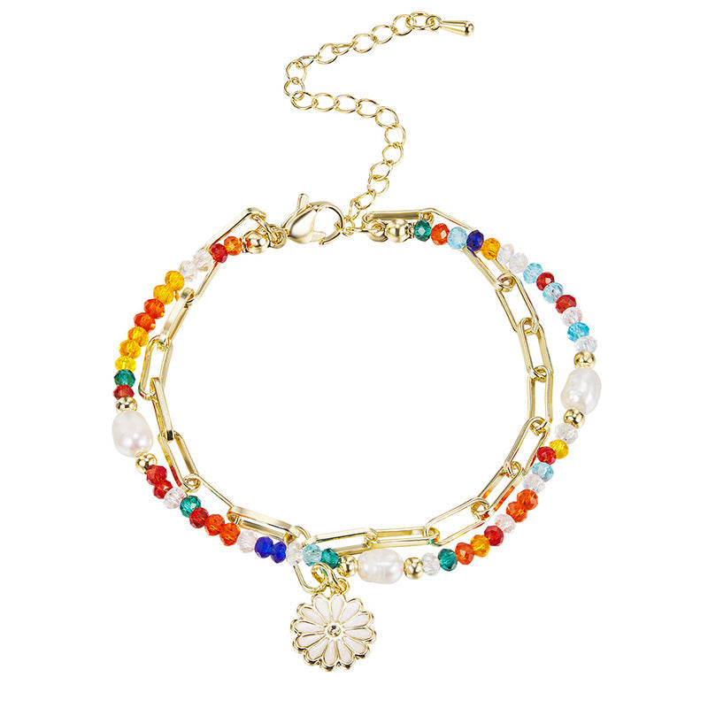 Colourful Beaded Stacking Bracelet