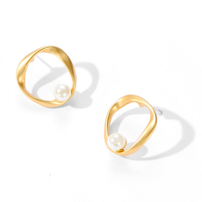 Gold Irregular Earrings