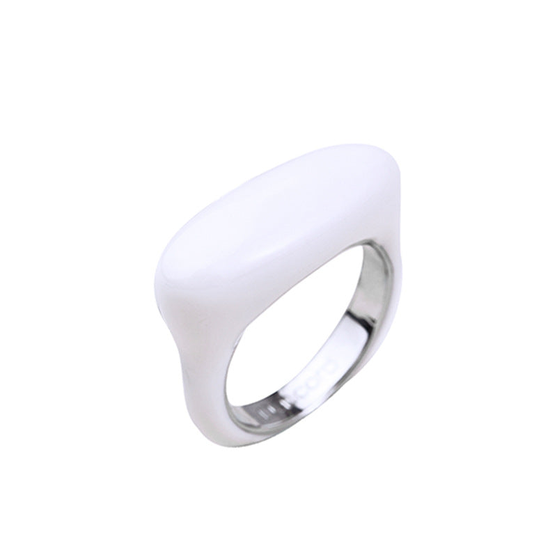 Vintage Mirad Copper Plated 18k Gold Enamel Ring