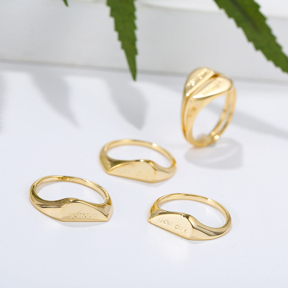 Sun and Moon Pair Ring