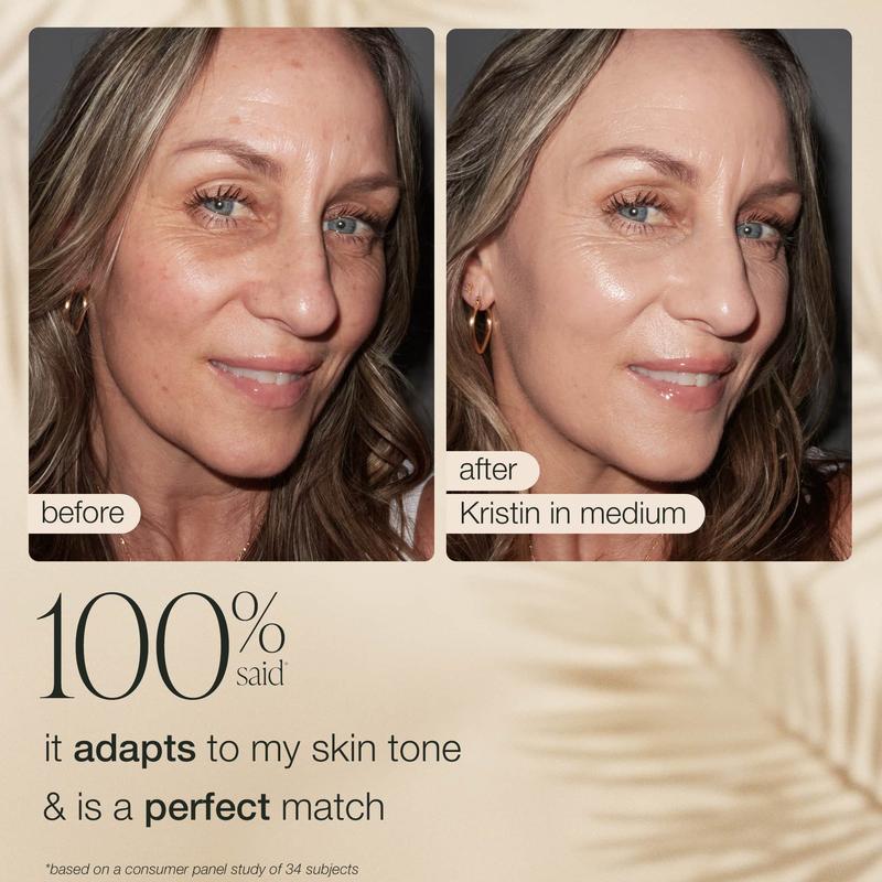 Summer skin essentials - CC color-correcting tinted serum + creaseless setting powder