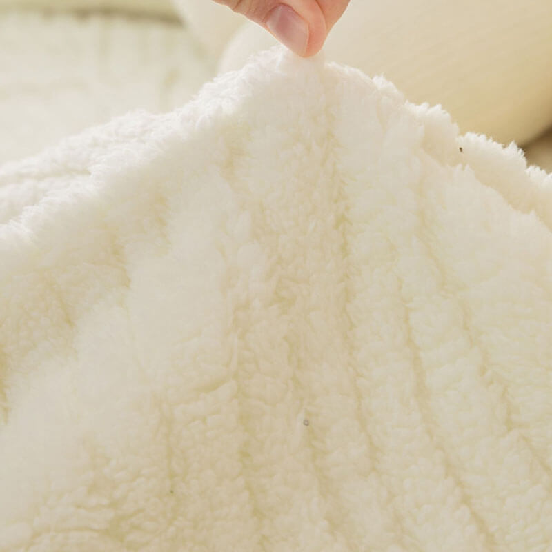 Soft Warm Faux Fur Sofa Covers , Throws Blankets Sofa Slipcovers for Dogs Pet Couch Protector