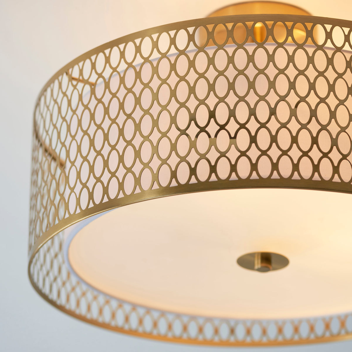 Cordero 3 Light Semi Flush Ceiling Light