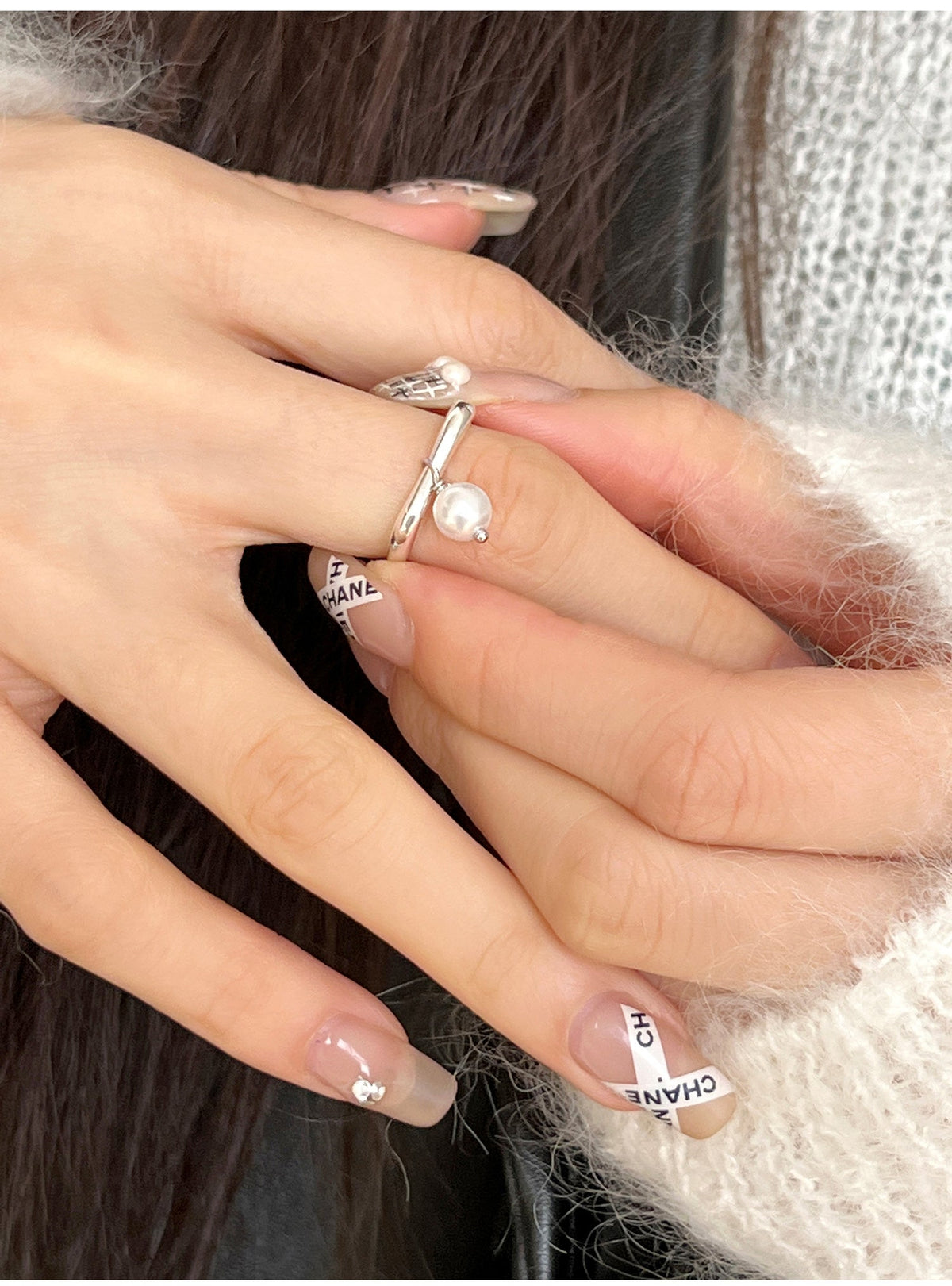 Pearl Pendant Ring