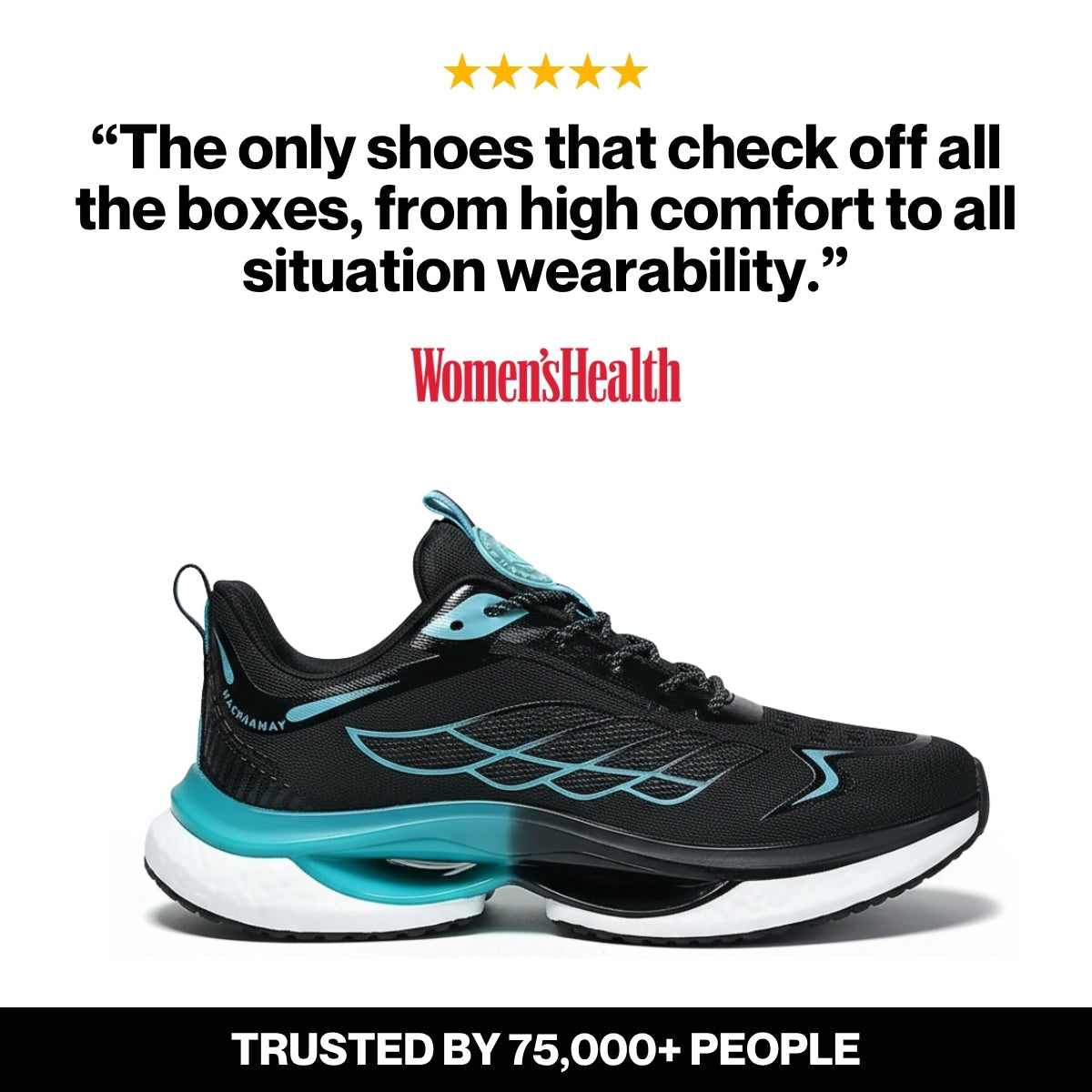 Aerion Hands-Free Supportive Walking Shoes – Breathable Comfort Fit