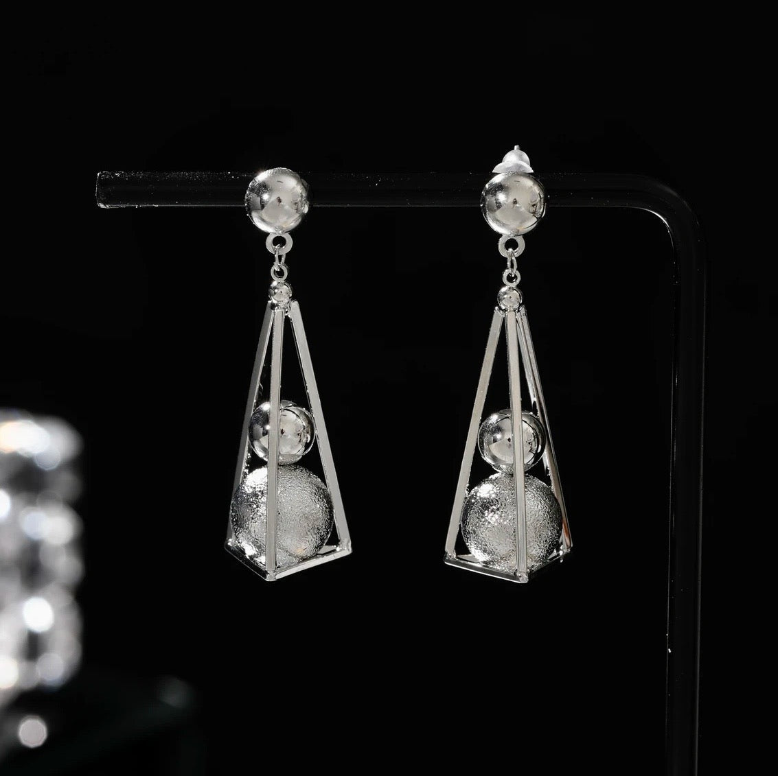 Triangle Geometric Earrings