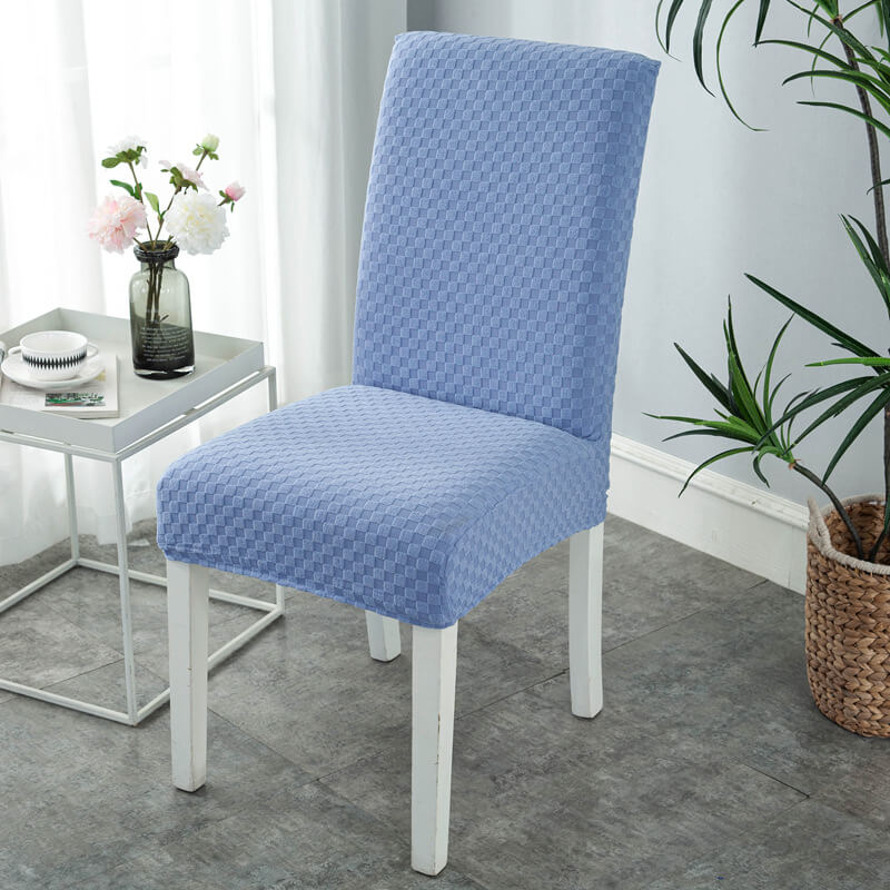 Square Jacquard Dining Room Chair Cover