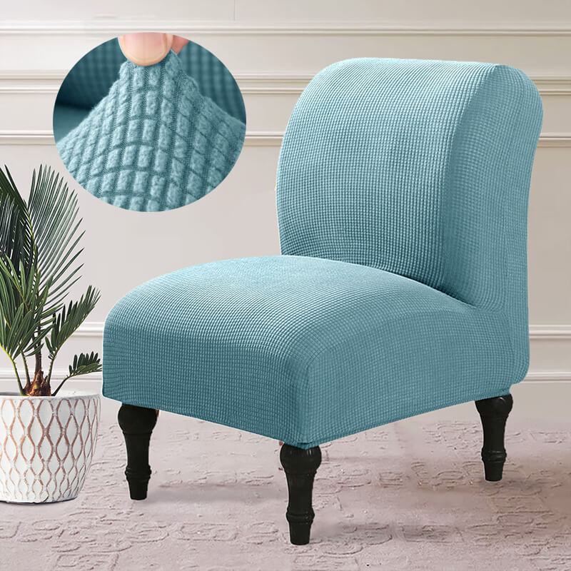 Armless Accent Chair Slipcover, Stretch Sofa Furniture Protector Covers