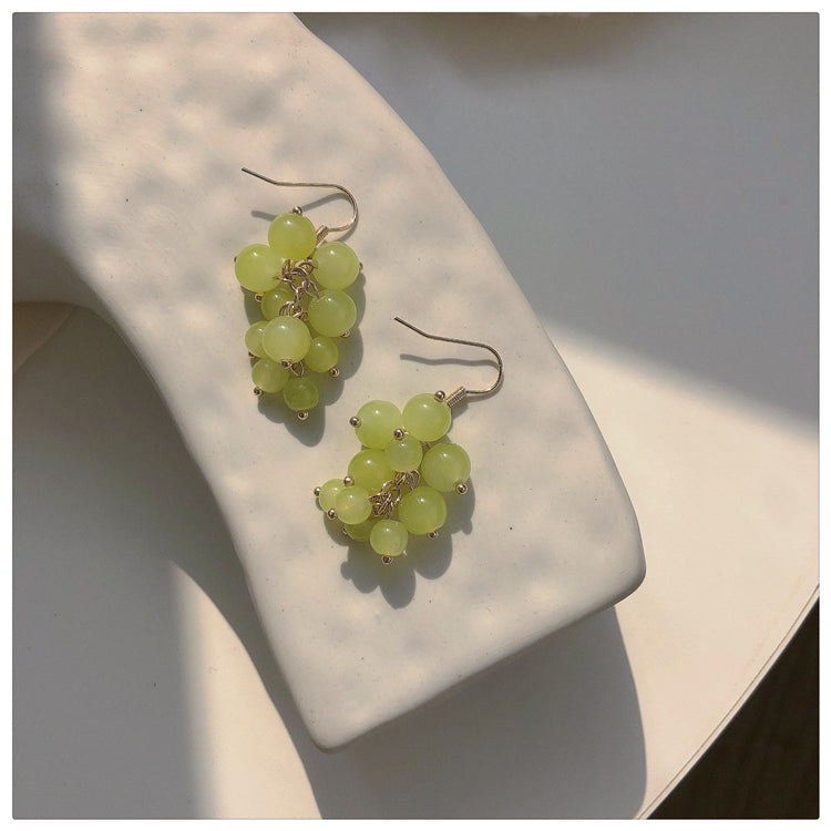Green Grape Earrings