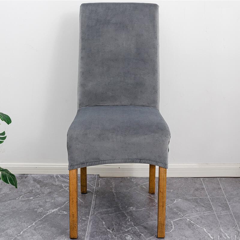 Stretch Velvet XL Size Dining Chair Covers