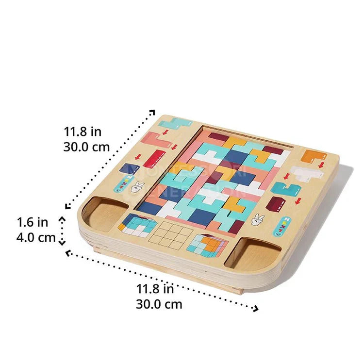 Montessori Wooden Tetris