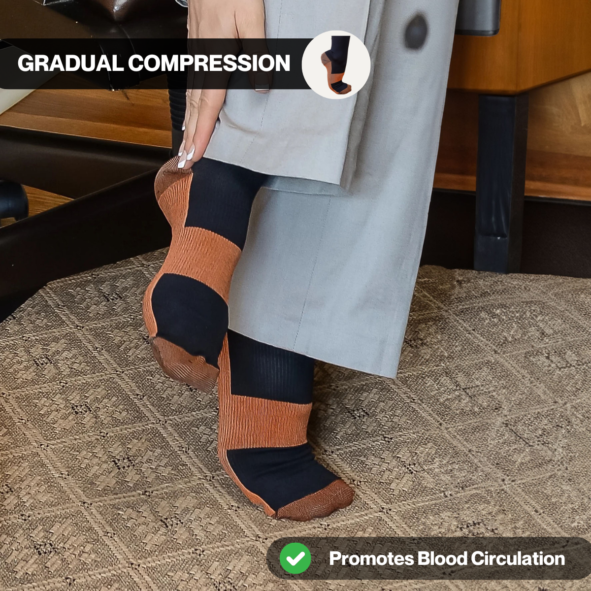 Avichic Performance Compression Socks – Breathable Support Fit