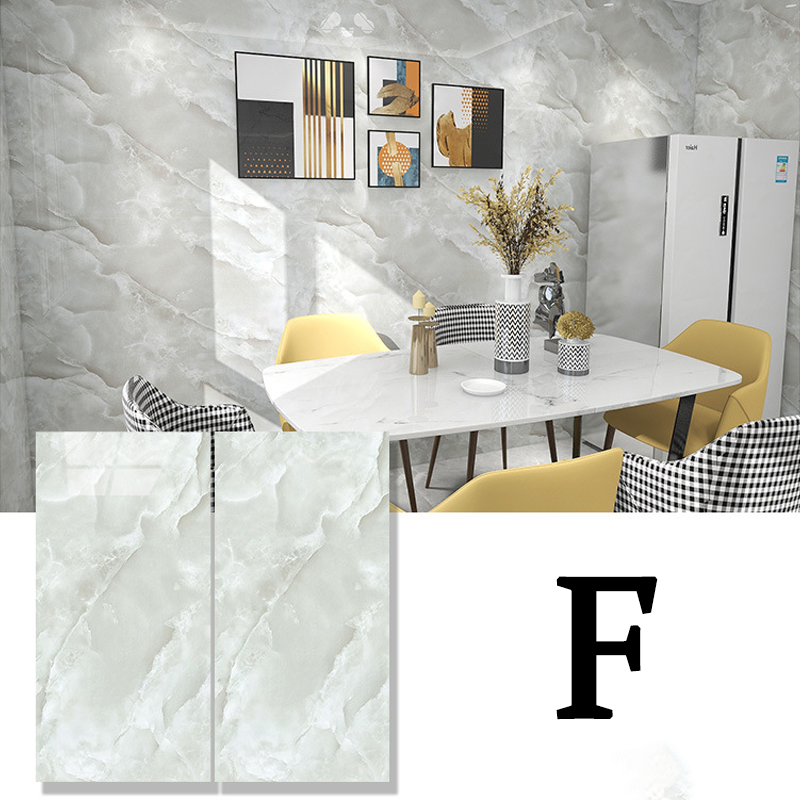 Waterproof Marble Effect Tile Stickers – Easy to Apply, Realistic Design