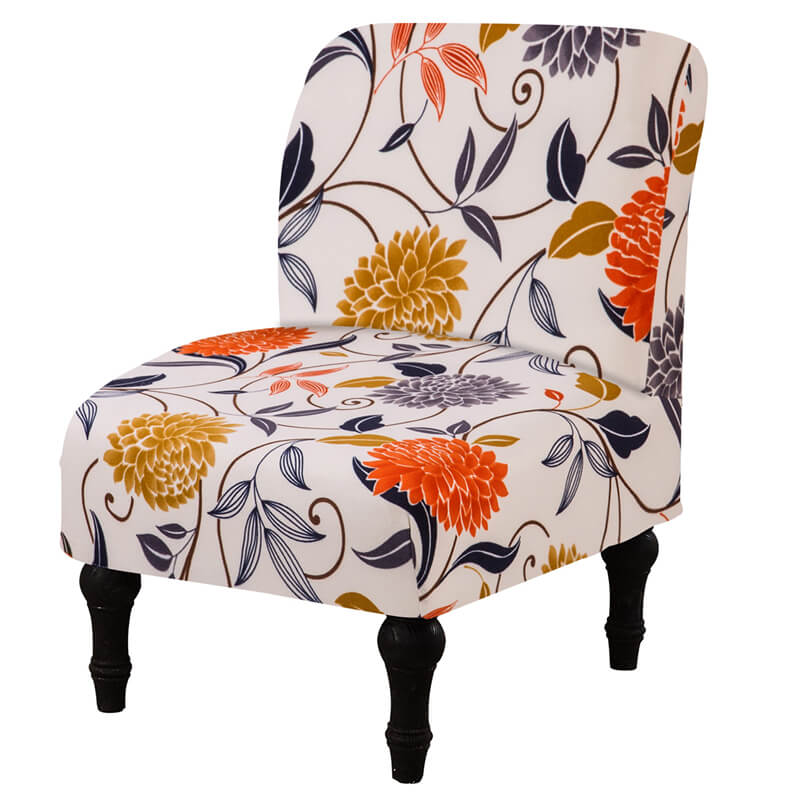 Armless Accent Chair Slipcover, Stretch Sofa Furniture Protector Covers