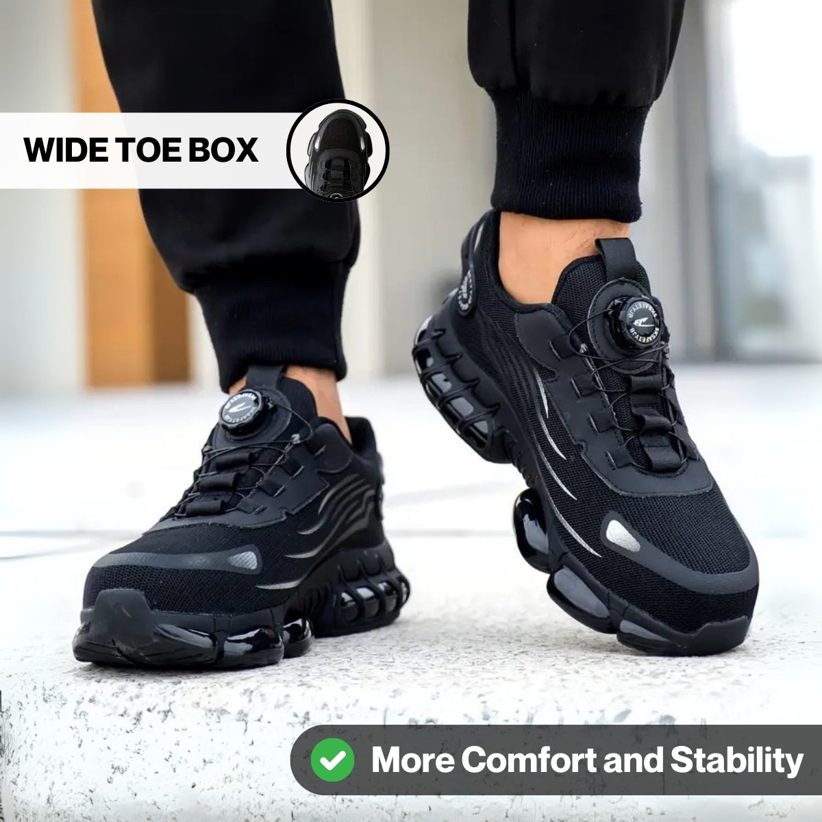 Axon Protective Steel Toe Sneakers – Work Safety Shoes