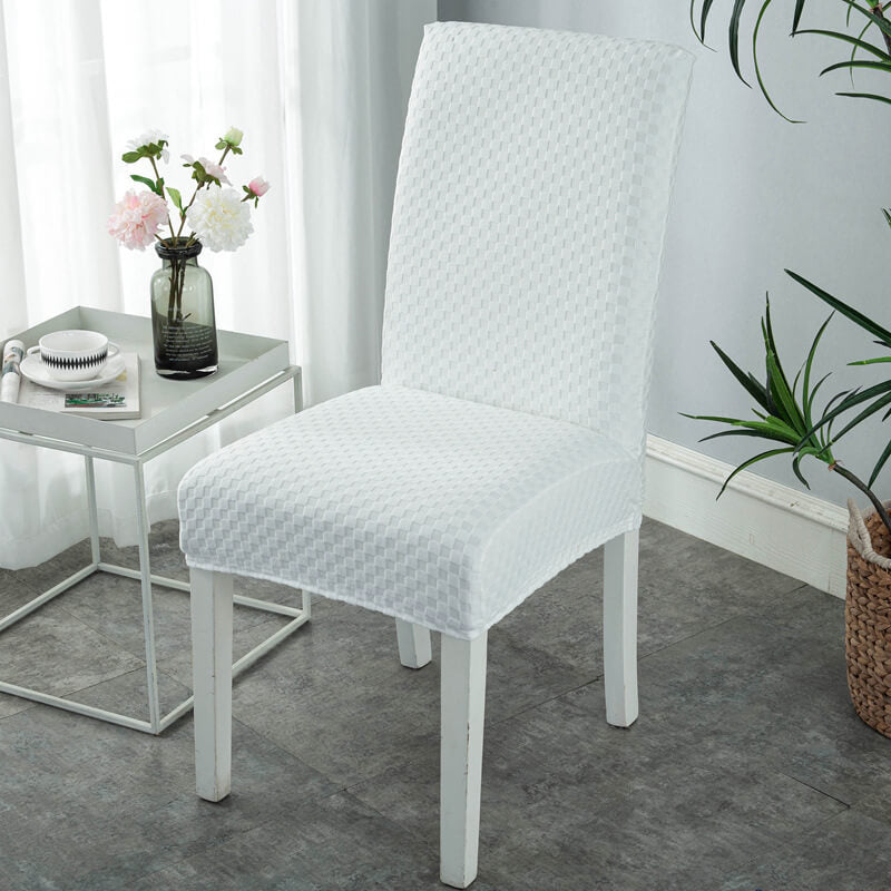 Square Jacquard Dining Room Chair Cover