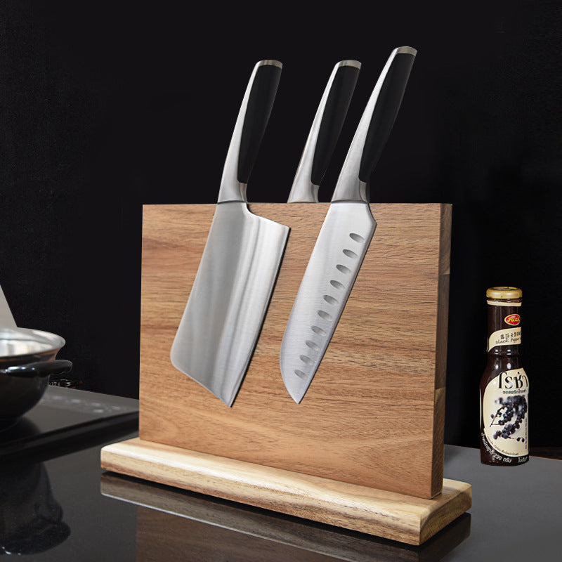 SAKUTO Japanese Knives Damascus Steel Kitchen Knife Magnetic Knives Block/Holder （separate purchase）