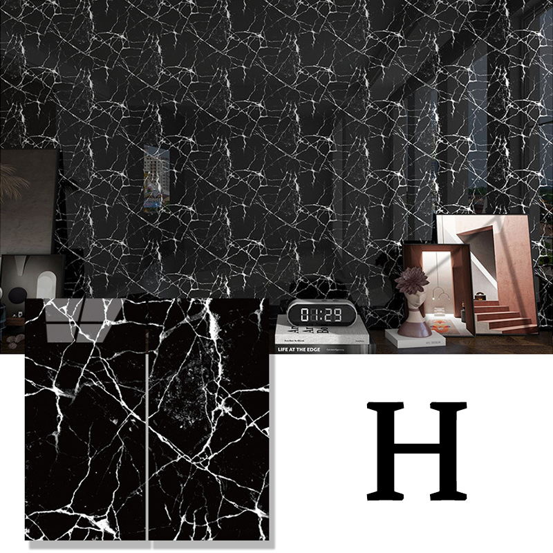Waterproof Marble Effect Tile Stickers – Easy to Apply, Realistic Design