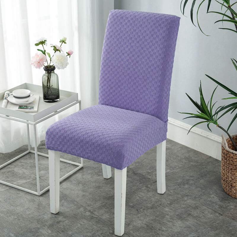 Square Jacquard Dining Room Chair Cover