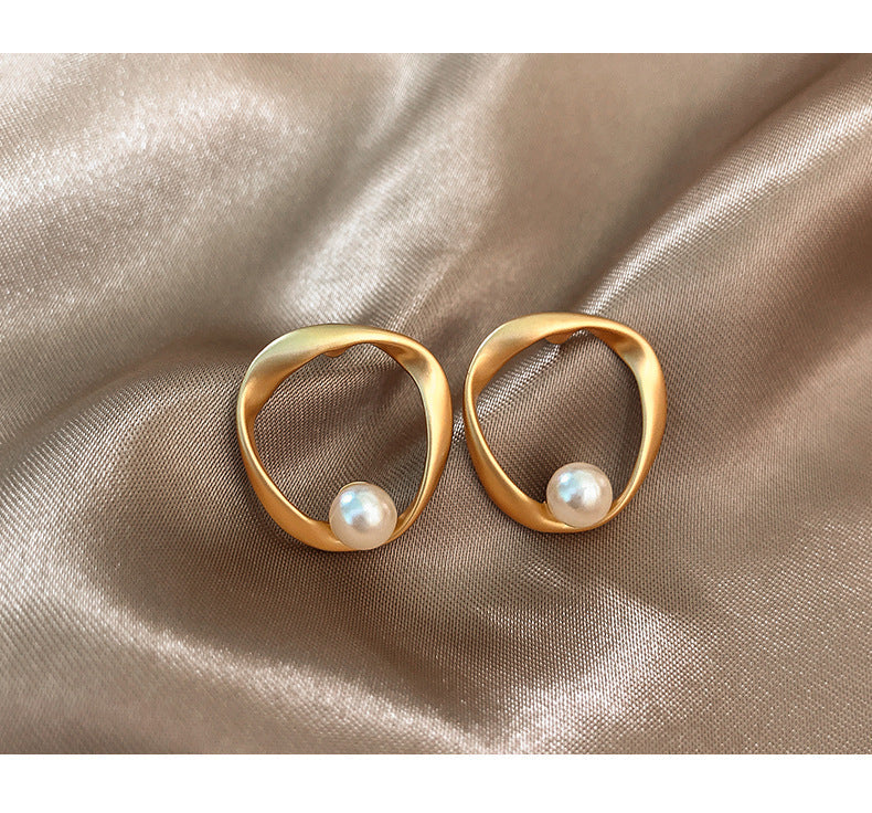 Gold Irregular Earrings