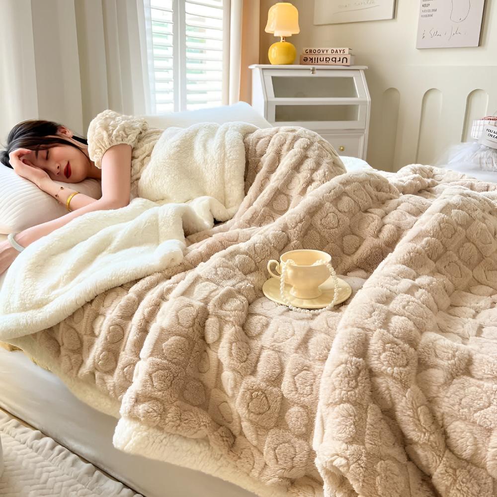 Cloud Warmth Sherpa Fleece Blanket