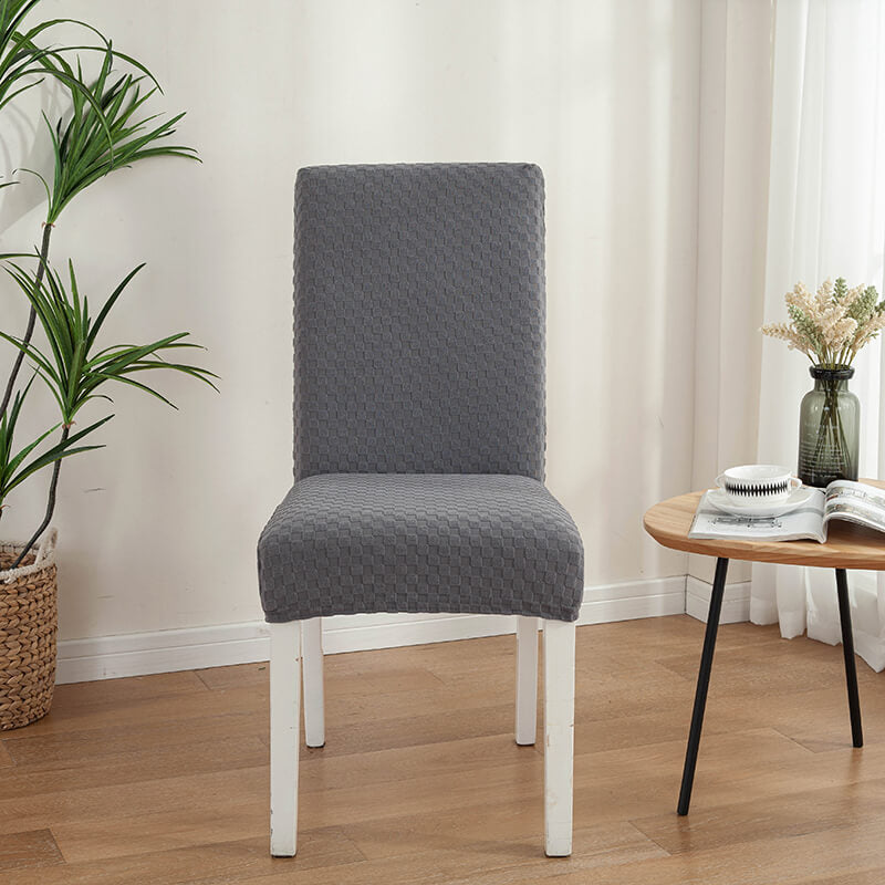 Square Jacquard Dining Room Chair Cover